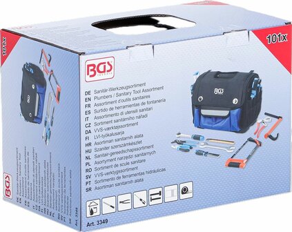 Assortimento di utensili sanitari 101 pz