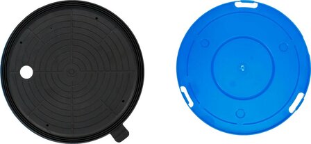 Sollevatore a ventosa/Portavetro extra forte &Oslash; 200 mm con manometro
