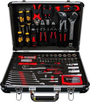 Set di utensili in valigetta di allumino 94 pz