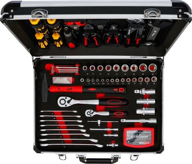 Set di utensili in valigetta di allumino 94 pz