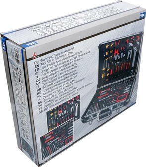 Set di utensili in valigetta di allumino 94 pz