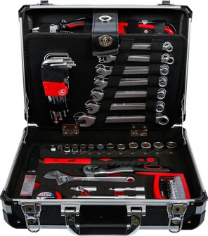 Set di utensili in valigetta di allumino 82 pz