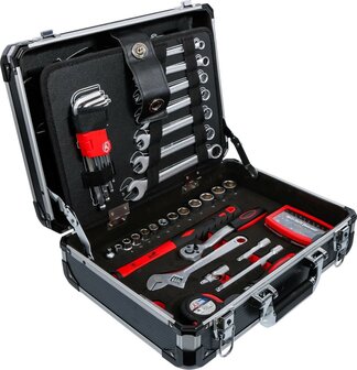 Set di utensili in valigetta di allumino 82 pz