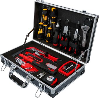 Set di utensili in valigetta di allumino 53 pz