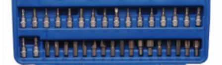 Set chiavi profilo ondulato 6,3 mm (1/4) / 12,5 mm (1/2) 94 pezzi