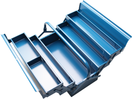 Cassetta degli attrezzi per il montaggio 430 x 200 x 200 x 200 mm 5 pz