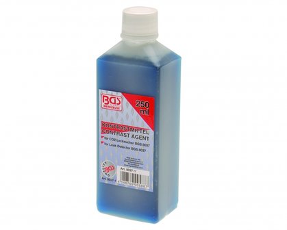 Liquido di contrasto per rilevatore di perdite / tester di perdite 250 ml per BGS 8037