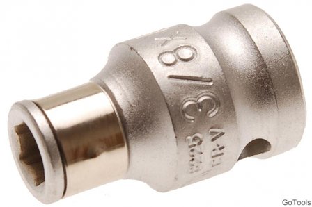 Adattatore bit con sfera di bloccaggio 10 mm (3/8) - esagono incassato 6,3 mm