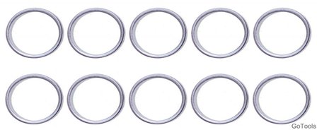 Assortimento anelli di tenuta per BGS-126 &Oslash; 17 / 20,5 mm 20 pz