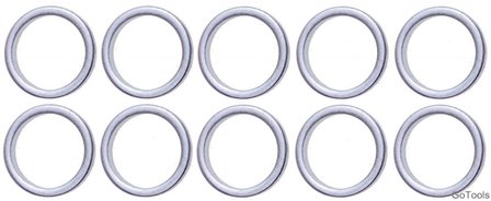 Assortimento anelli di tenuta per BGS-126 &Oslash; 13 / 16,5 mm 10 pz