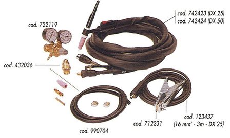 Set tecnico per saldatura a tig ST17, 4,00 kg