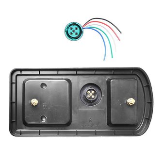 Fanale posteriore 5 funzioni 225x105mm 43LED destro