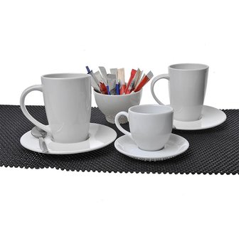 Tappetino antiscivolo nero 150x30cm 1mm