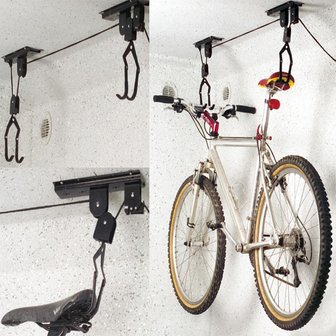 Sollevatore per biciclette per il montaggio a soffitto