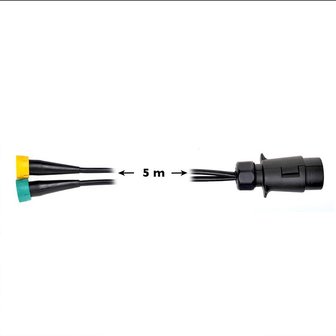 Set di cavi 5M con spina a 7 pin e 2 connettori a 5 pin
