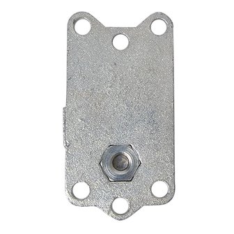 Morsetto 48mm in ghisa con leva di inclinazione per ruotino anteriore