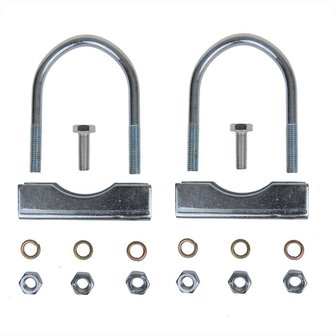 U-bracket 60/70mm per morsetto ruota anteriore set di 2 pezzi