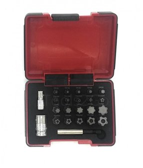 Set di bit Torx Plus TRX-P &amp; TRX-TS Strumenti Weber