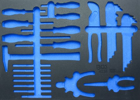 Modulo per carrelli portautensili 3/3 vuoto per BGS 4038