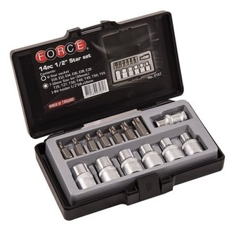 Set di bit Torx 14 pezzi