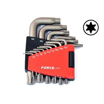 Set di chiavi angolari Torx 15 pezzi