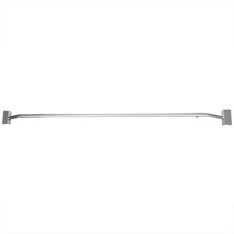 Supporto per telone in alluminio  estensibile  132-204 cm  per telone per rimorchio