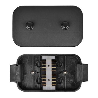 Scatola di collegamento cavi in ??plastica 8x4-pin collegamenti incrociati