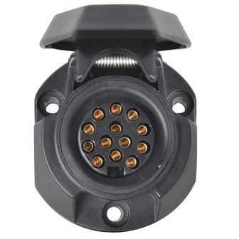 Presa 13 poli PVC tipo Jaeger + gomma di tenuta