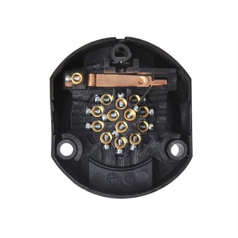 Presa 13 poli PVC tipo Jaeger + gomma di tenuta