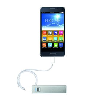 Powerbank batteria di riserva 2600mAh caricabatterie USB