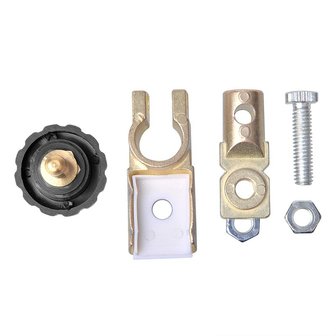 Morsetto terminale batteria (-) 17 5 mm con interruttore automatico