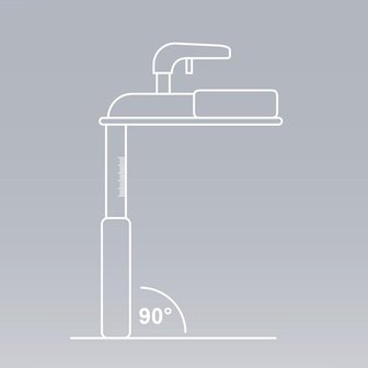 Bilancia a barra di trazione con base in plastica