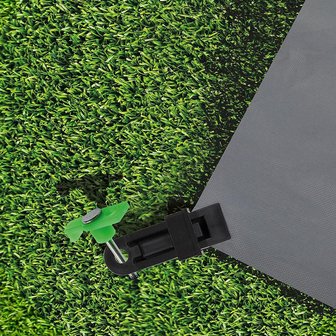 Clip per tappeti da tenda - set da 4 pezzi