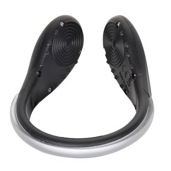 Clip di sicurezza per scarpe LED rosso - set da 2 pezzi