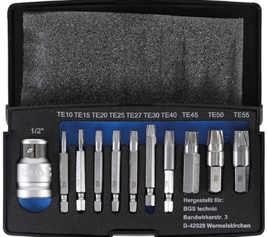 Set estrattore a vite da 11 pezzi per Torx T10-T55 danneggiato