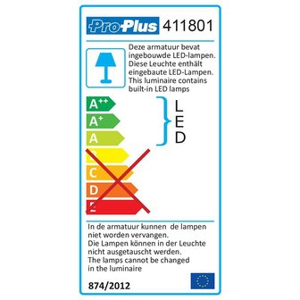 Direttiva 42-LED 12V 200lm 200lm 320x33x33x33x33mm