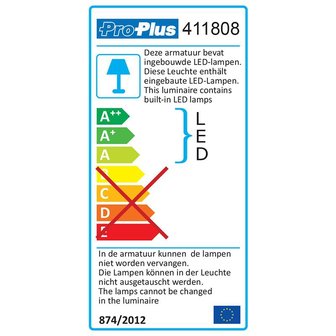 Faretto da superficie 12 LED 12V 240lm dia 55x5 0mm