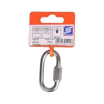 Allarme di emergenza 6x45mm, A4 in acciaio inox AISI 316