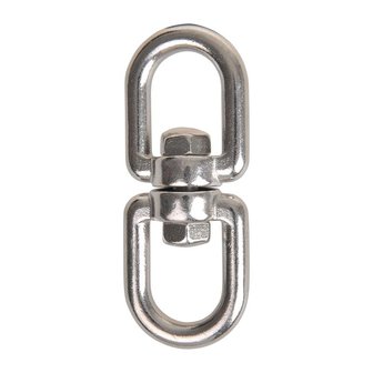 Serratura girevole 8mm  acciaio inox A4 AISI 316  occhio occhio  2.500 daN