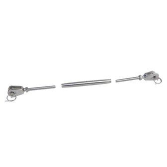 Tenditore a guanto M5 per vela  2 5 mm  acciaio inox A4 AISI 316