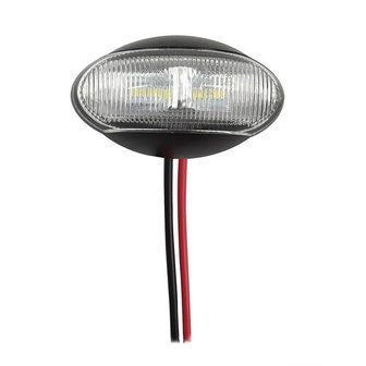 Lampada di segnalazione 10-30V bianco 60x34mm LED 60x34mm