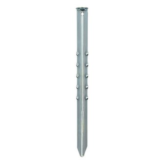 Picchetto per tenda 40cm in metallo rigato