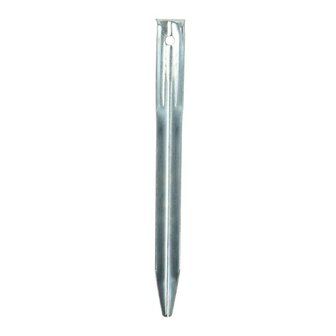 Picchetto per tenda 22cm metallo semitondo
