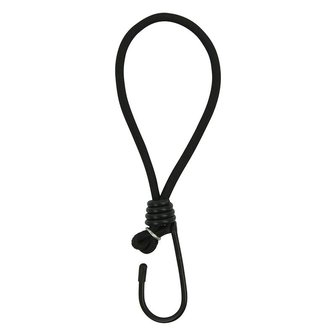 Tenditore tenda elastico nero con gancio