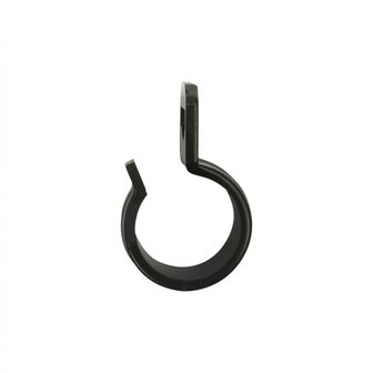 Clip per tenda per palo tenda 20-25mm con fessura nera