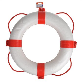 Salvagente di salvataggio diametro 550mm, bianco - rosso