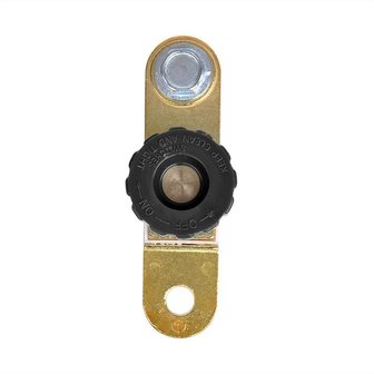 Morsetto terminale batteria (-) con interruttore automatico piatto