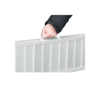 Rampa pieghevole in alluminio per sedia a rotelle 183x73cm 270kg