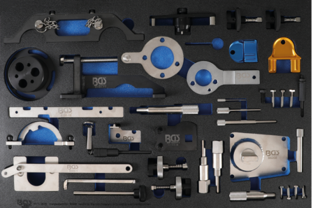 BGS Tool sheet 3/3: set di strumenti per la fasatura del motore per Fiat, Alfa, Lancia, Opel, Suzuki, Ford