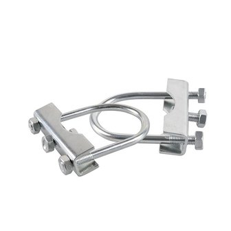 Morsetto 48mm per ruotino anteriore + 2x staffa a U 60 70mm